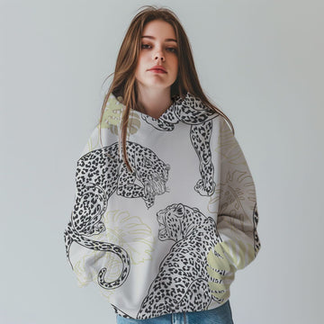 Design Leopard Print Fashion 3D Digital Sweater